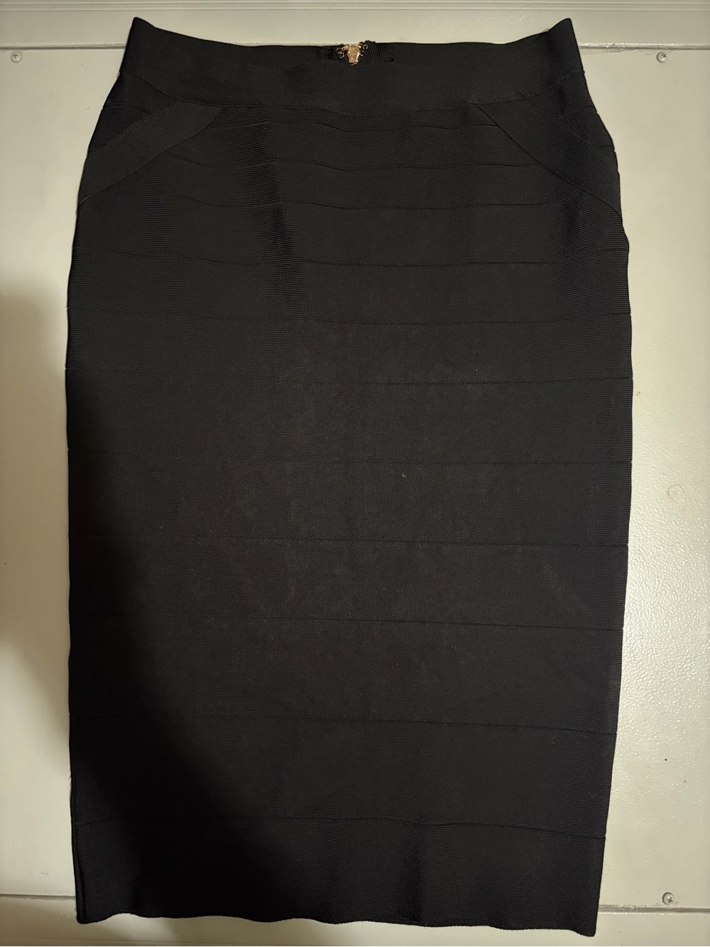 bebe Black Bandage Pencil Skirt